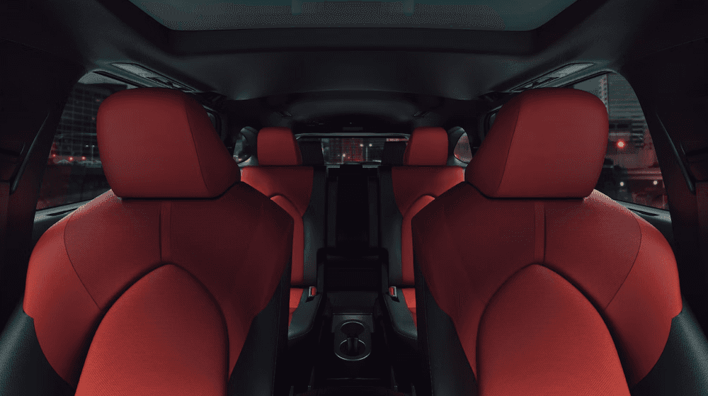Interior of 2025 Toyota Highlander for sale near Kaufman, TX