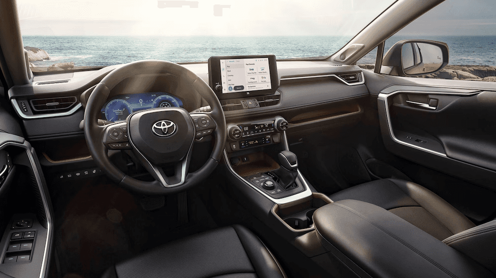 New 2025 Toyota RAV4 interior for sale near Terrell, TX
