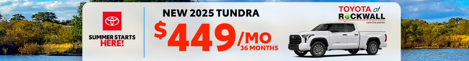 Tundra Offer in Rockwall, TX