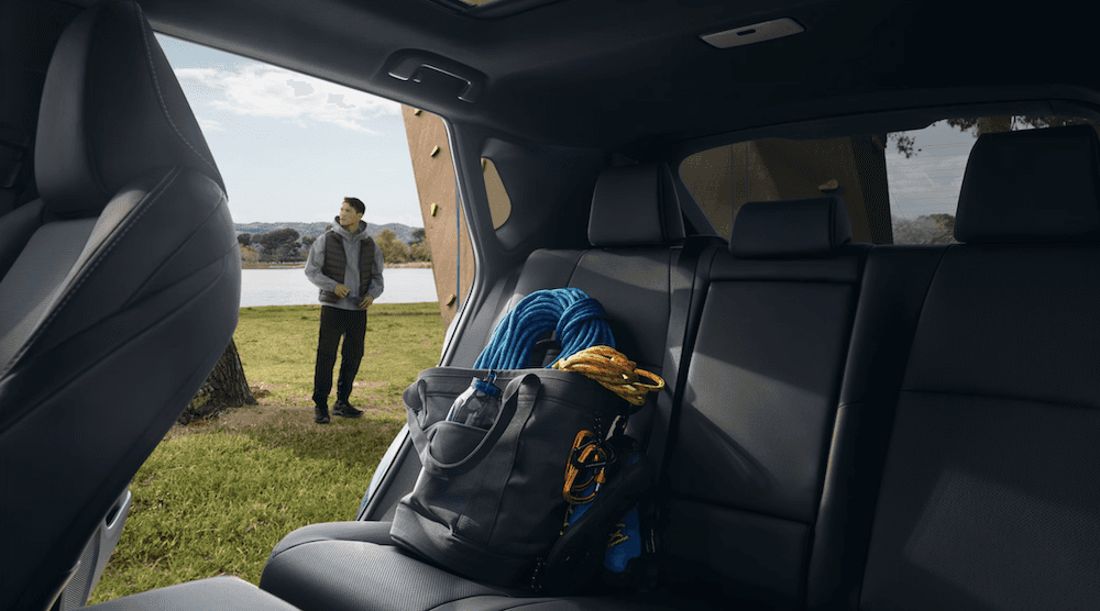 Interior of new 2026 Toyota bZ near Kaufman, TX