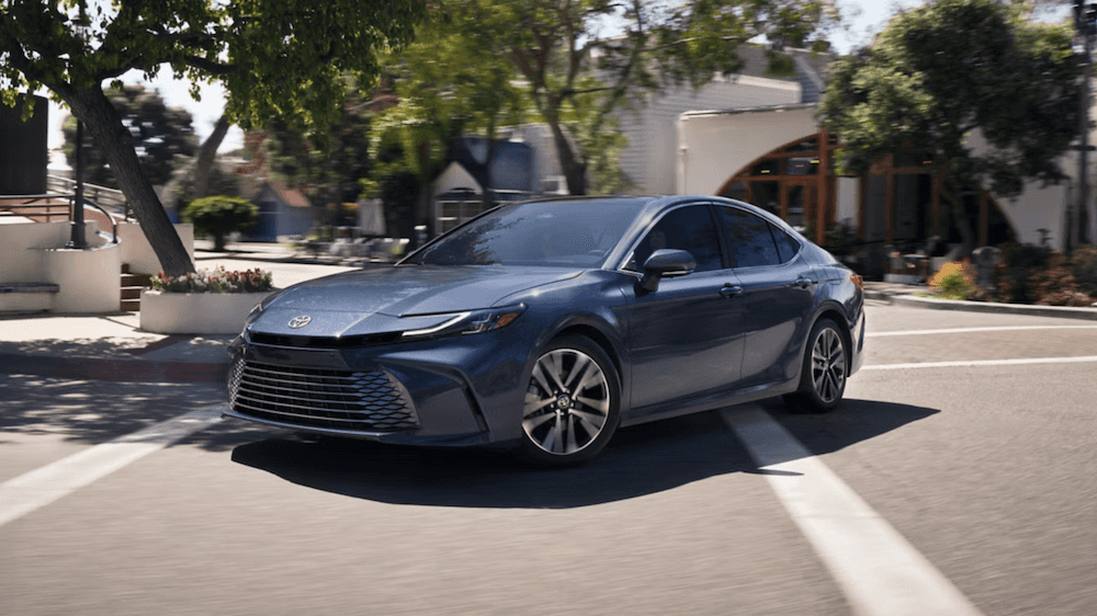 2026 Toyota Camry XLE shown in Dark Cosmos for sale in Rockwall, TX