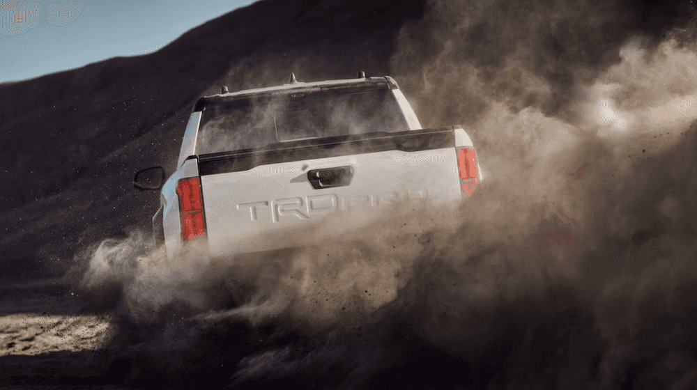 2026 Toyota Tacoma TRD Pro shown in Ice Cap with Black roof for sale near Mesquite, TX