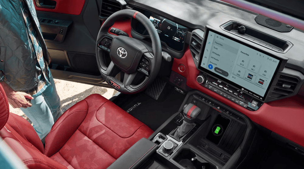 New 2026 Toyota Tundra i-FORCE Interior view in Rockwall, TX