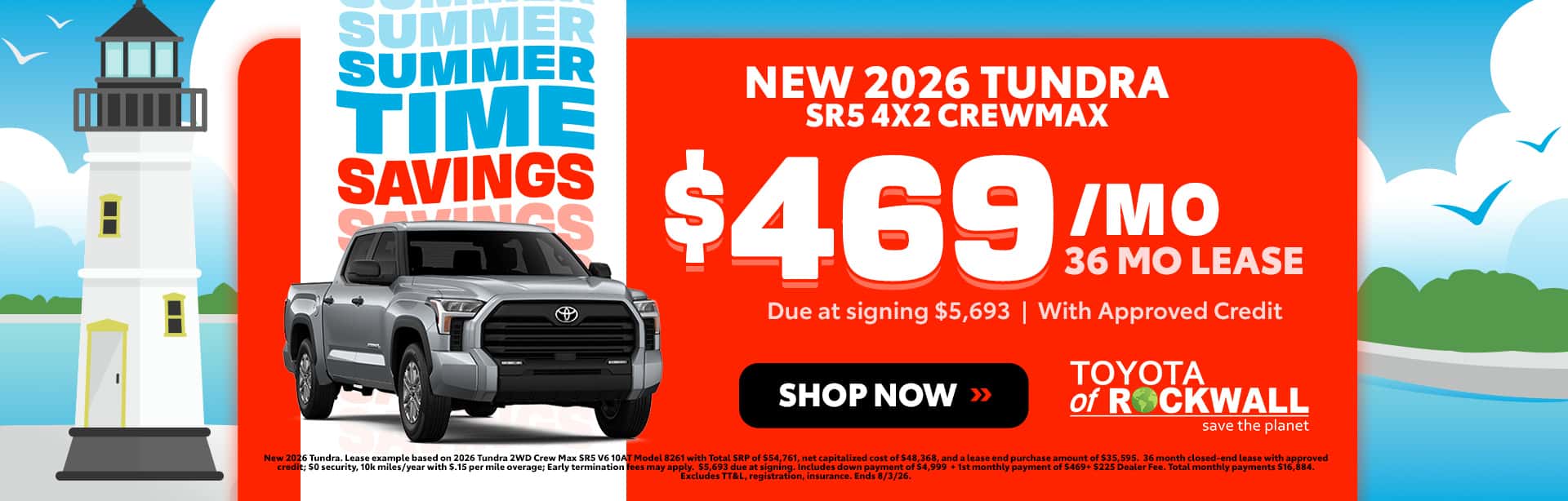 New 2026 Tundra Deals in Rockwall, TX
