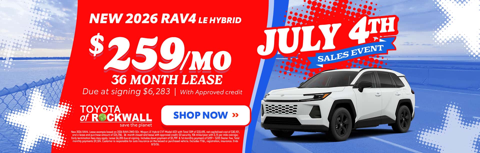 New 2026 Toyota RAV4 Offers in Rockwall, TX