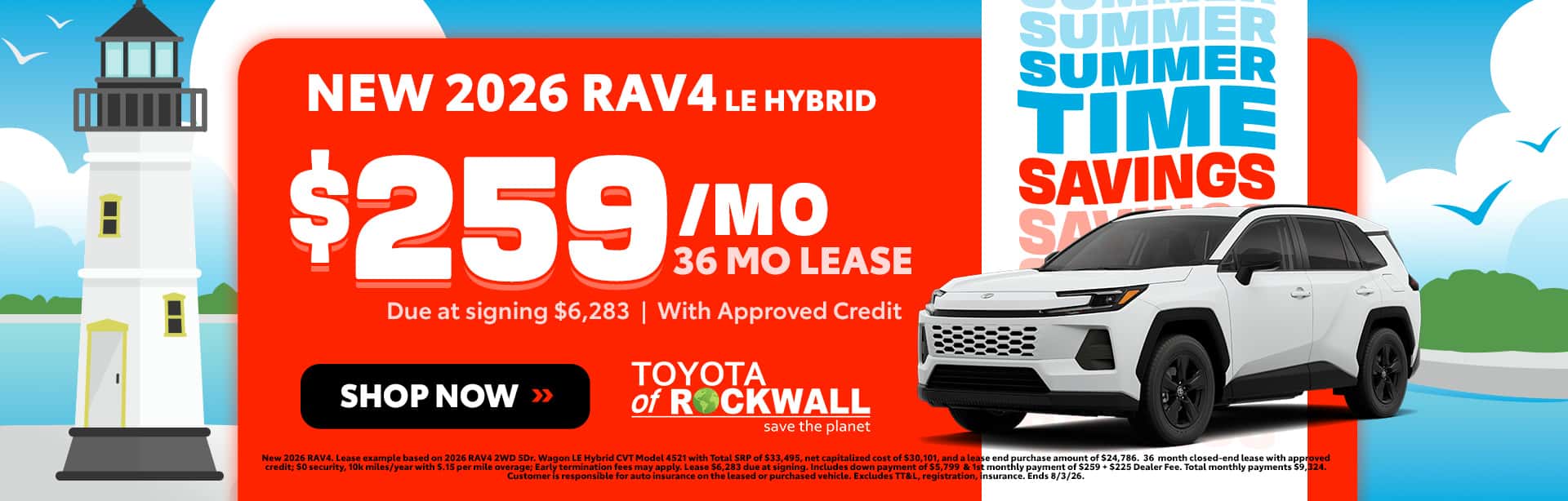 New 2026 Toyota RAV4 Offers in Rockwall, TX