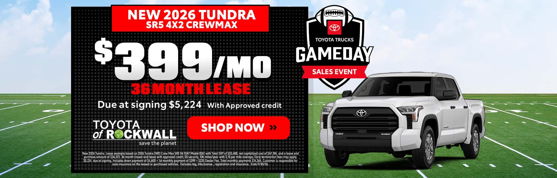 New 2026 Tundra Deals in Rockwall, TX