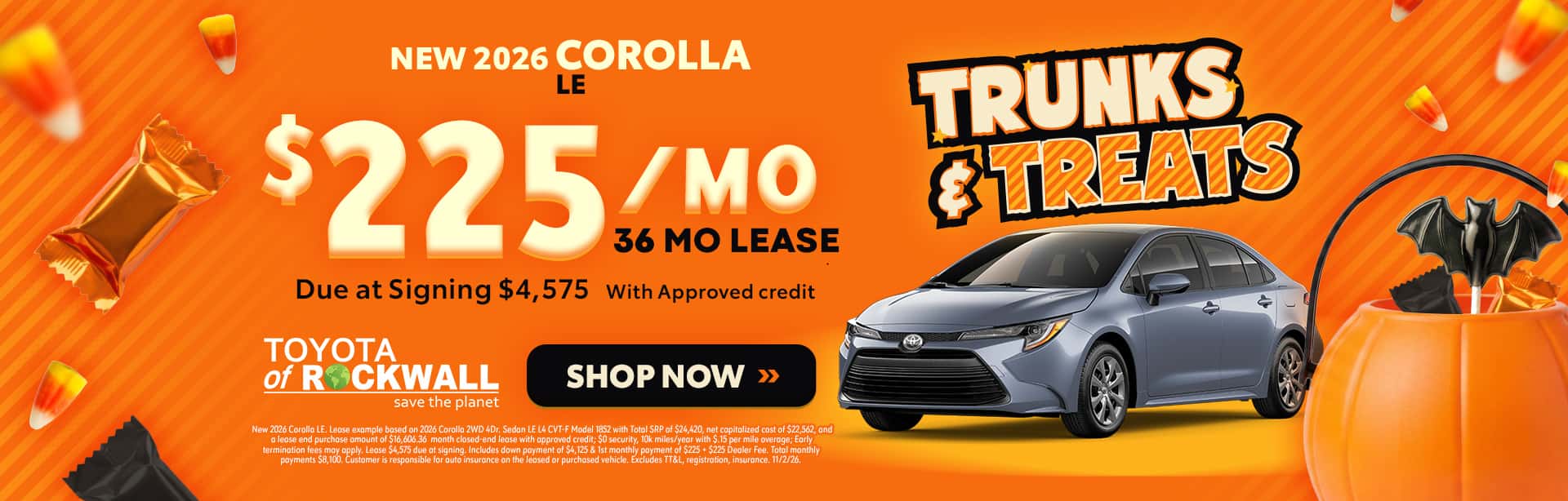 New 2026 Corolla Offer in Rockwall, TX