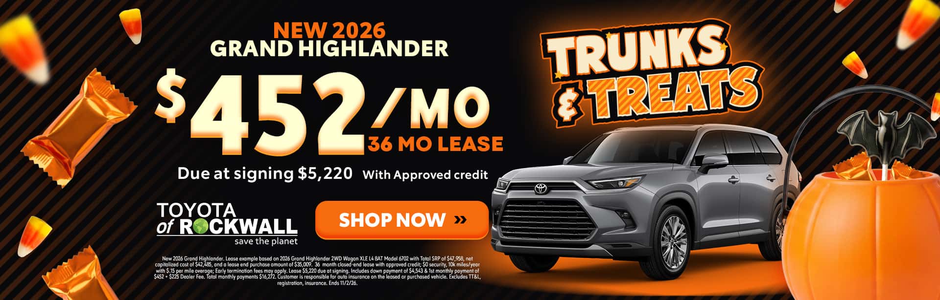 New 2026 Highlander Offers in Rockwall, TX