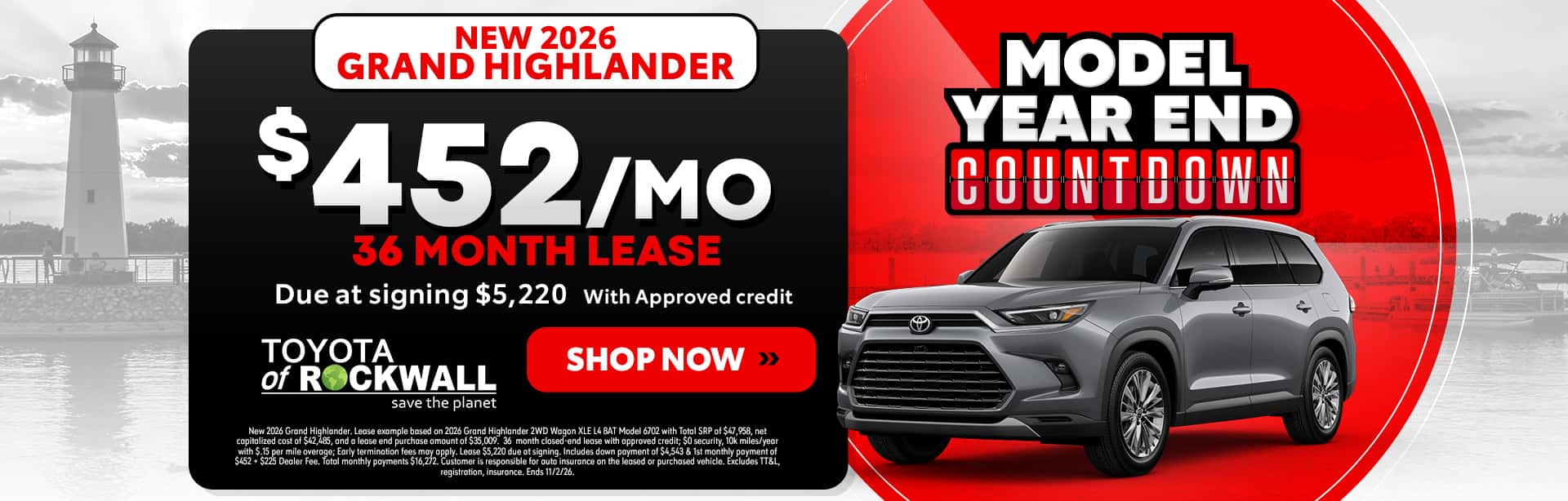New 2026 Grand Highlander Offers in Rockwall, TX