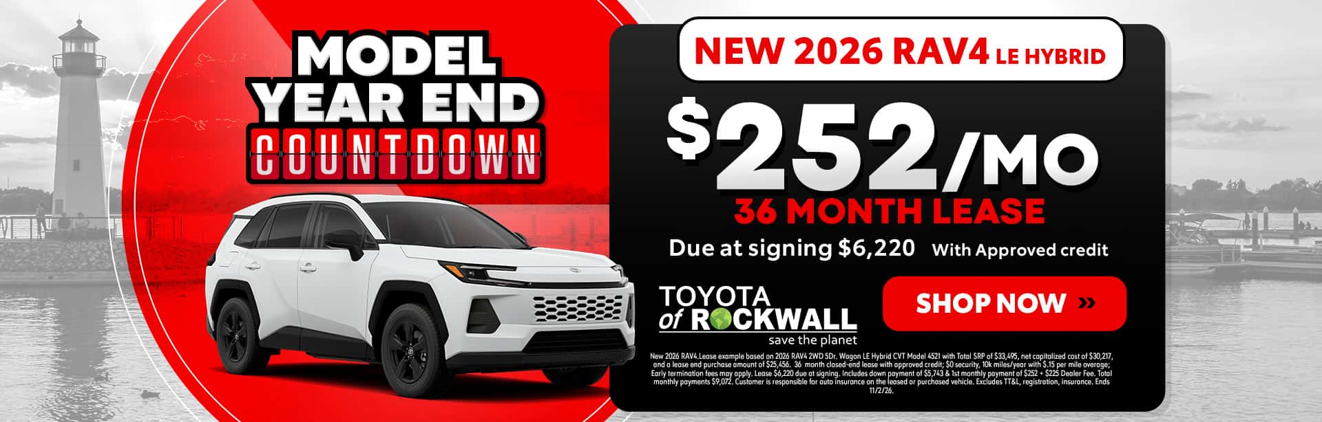 New 2026 Toyota RAV4 Offers in Rockwall, TX