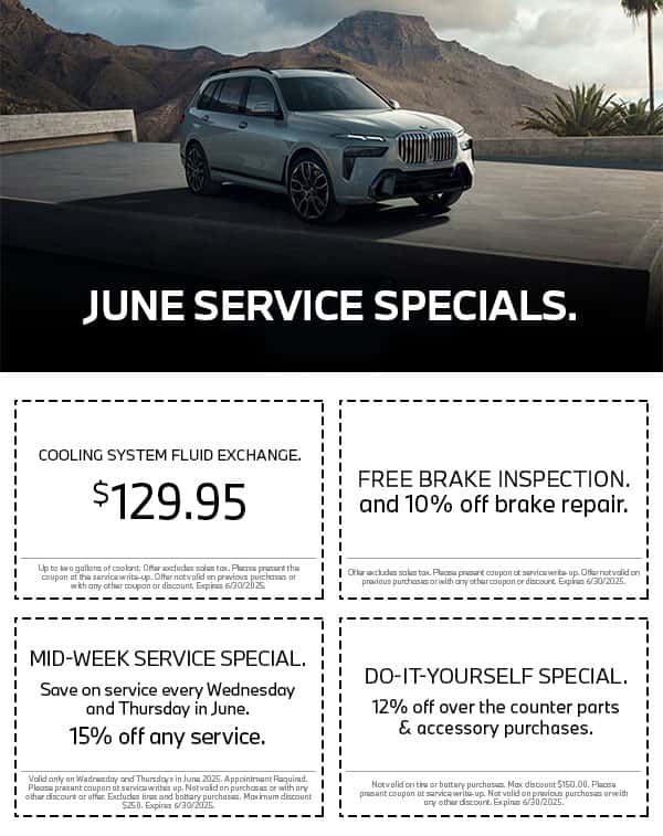 June Service Specials