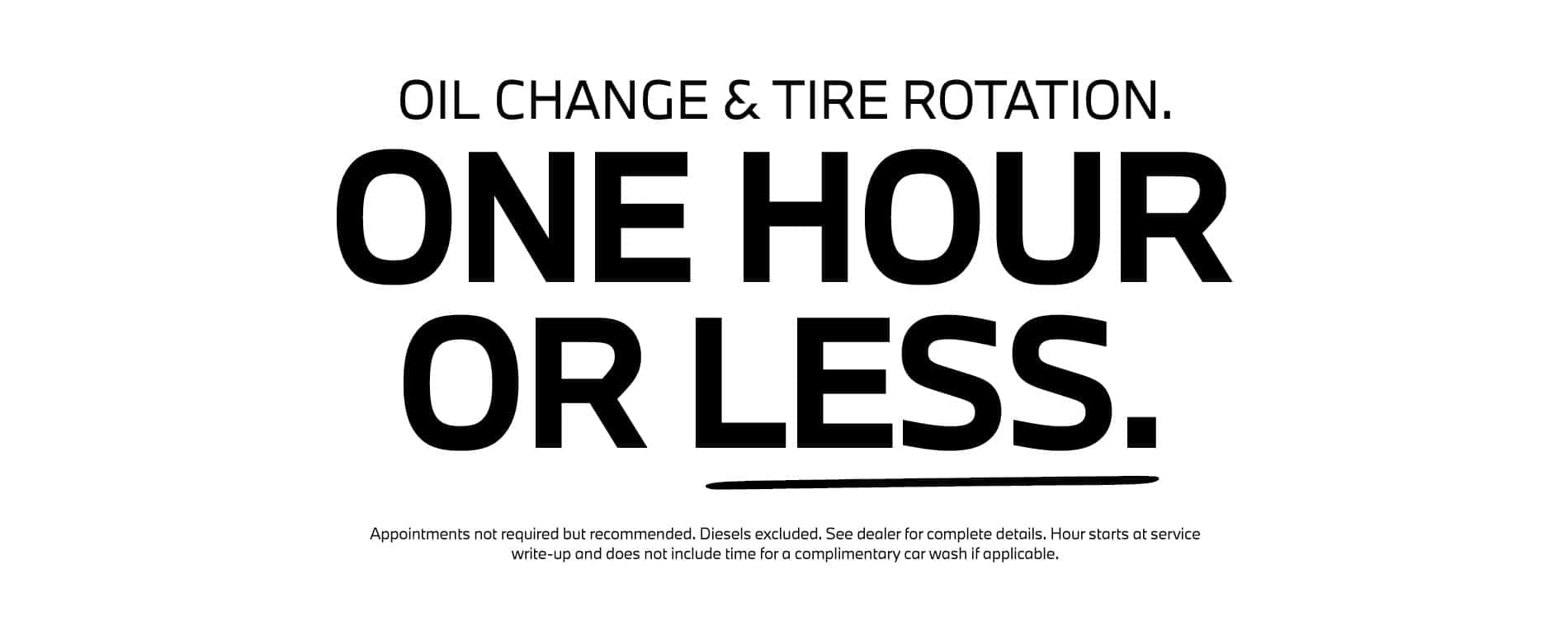One Hour Oil Change