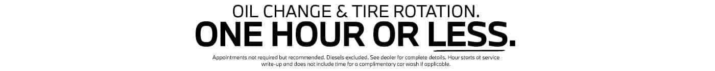 One Hour Oil Change